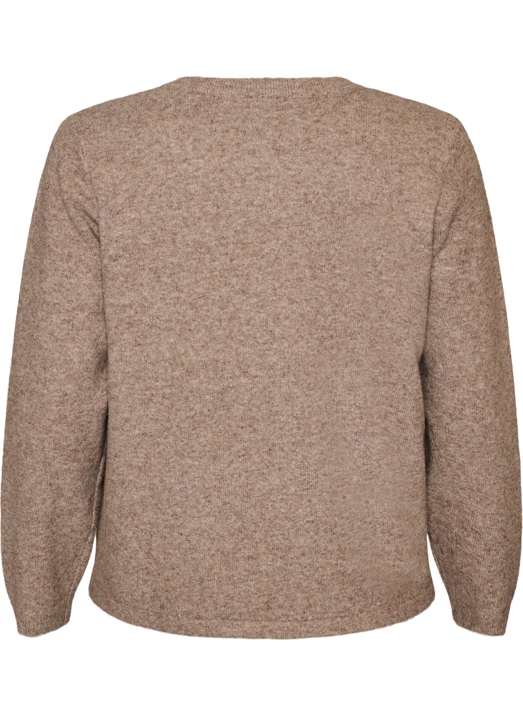 ZizziNeuletakki solmukiinnityksill&auml;, Beige, Packshot image number 1
