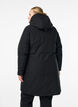 Talvitakki s&auml;&auml;dett&auml;v&auml;ll&auml; vy&ouml;t&auml;r&ouml;ll&auml;, Musta, Model image number 2