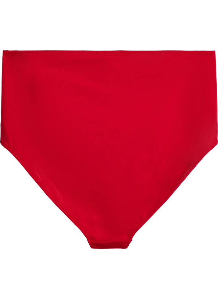 Bikinien alaosat korkealla vy&ouml;t&auml;r&ouml;ll&auml;, Punainen, Packshot image number 1