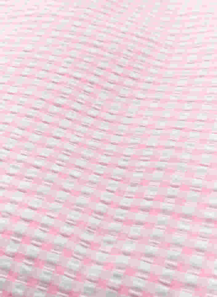 Puuvillainen pussilakanasetti ruuduilla, Rose/White Check, Packshot image number 3