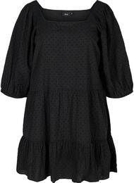 A-mallinen  mekko 3/4-hihoilla , Black