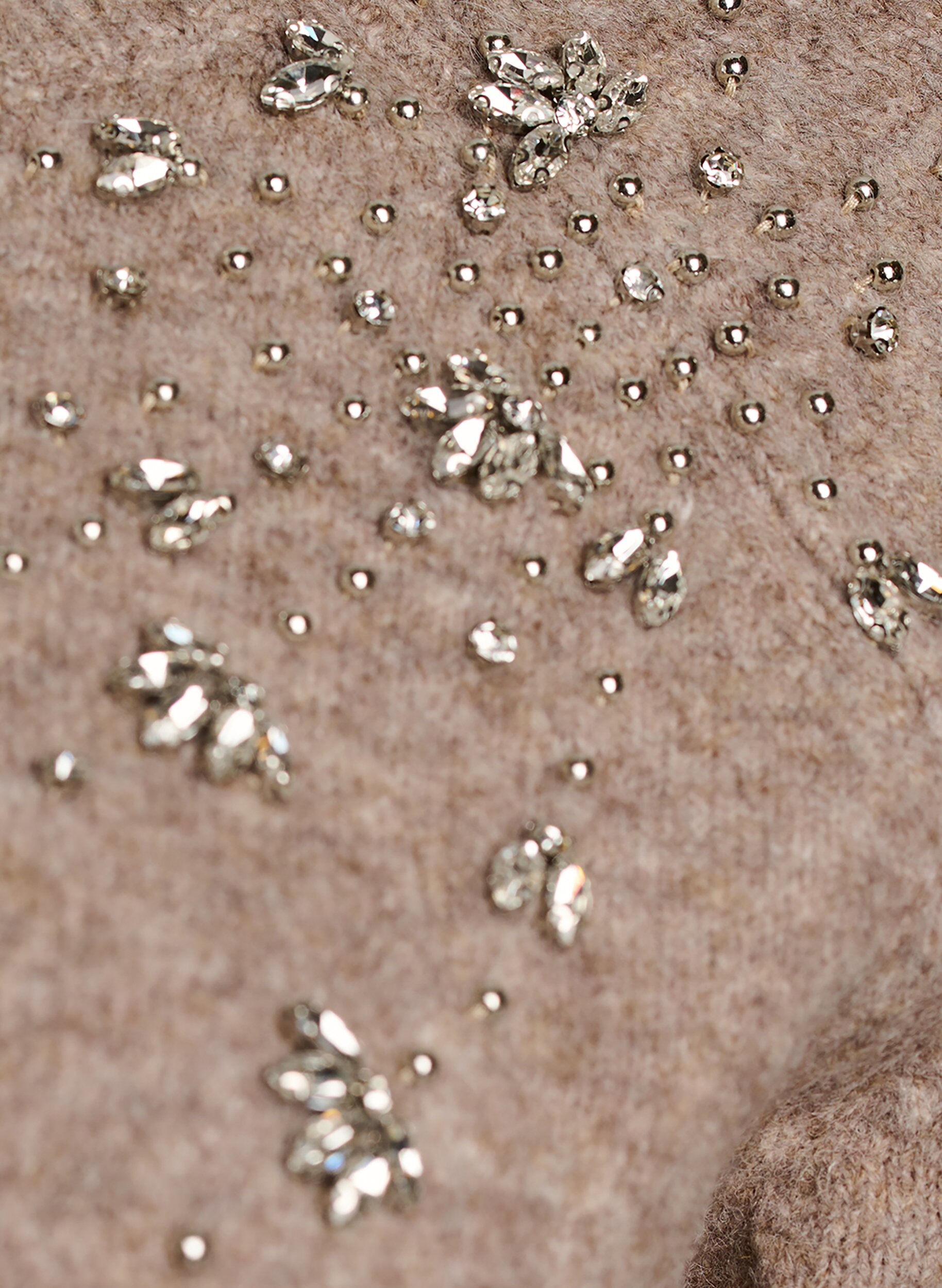 ZizziNeulepusero strasseilla ja niiteill&auml;, Beige, Packshot image number 2