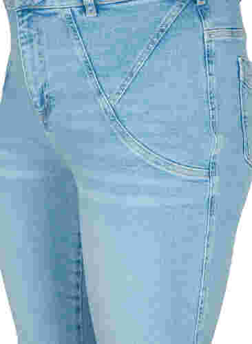 Korkeavyötäröiset Amy farkut super slim fit -mallissa, Light blue, Packshot image number 2