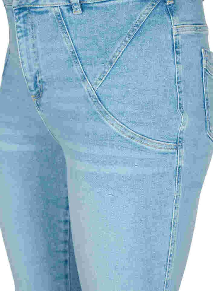 Korkeavyötäröiset Amy farkut super slim fit -mallissa, Light blue, Packshot image number 2