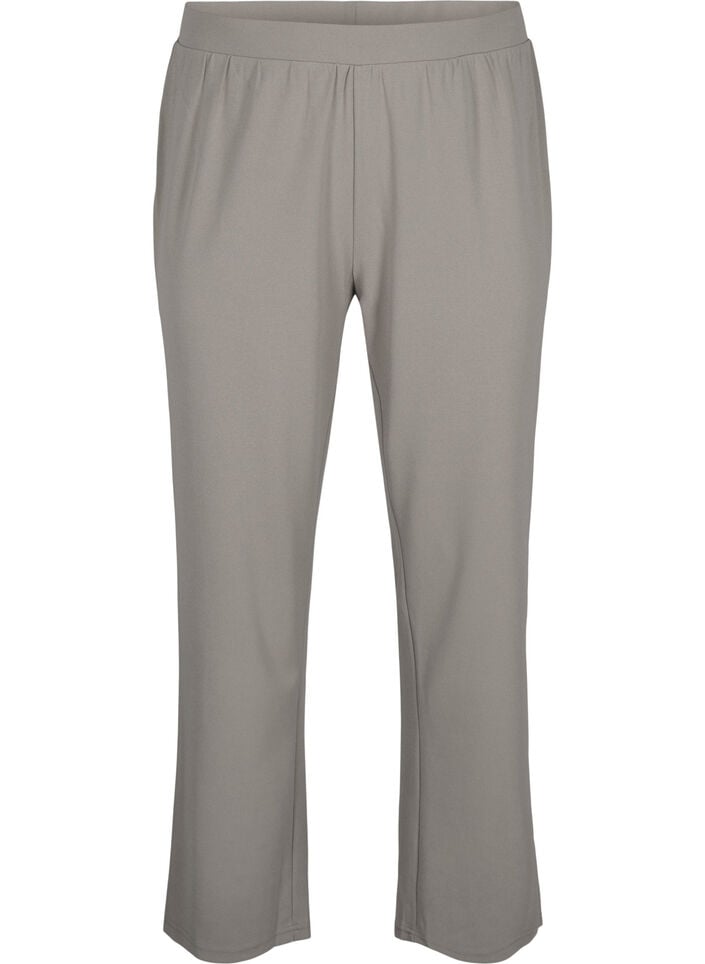 Housut suorassa mallissa, Beige, Packshot image number 0