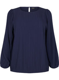 Pusero, jossa on hopeakimalletta, Sininen