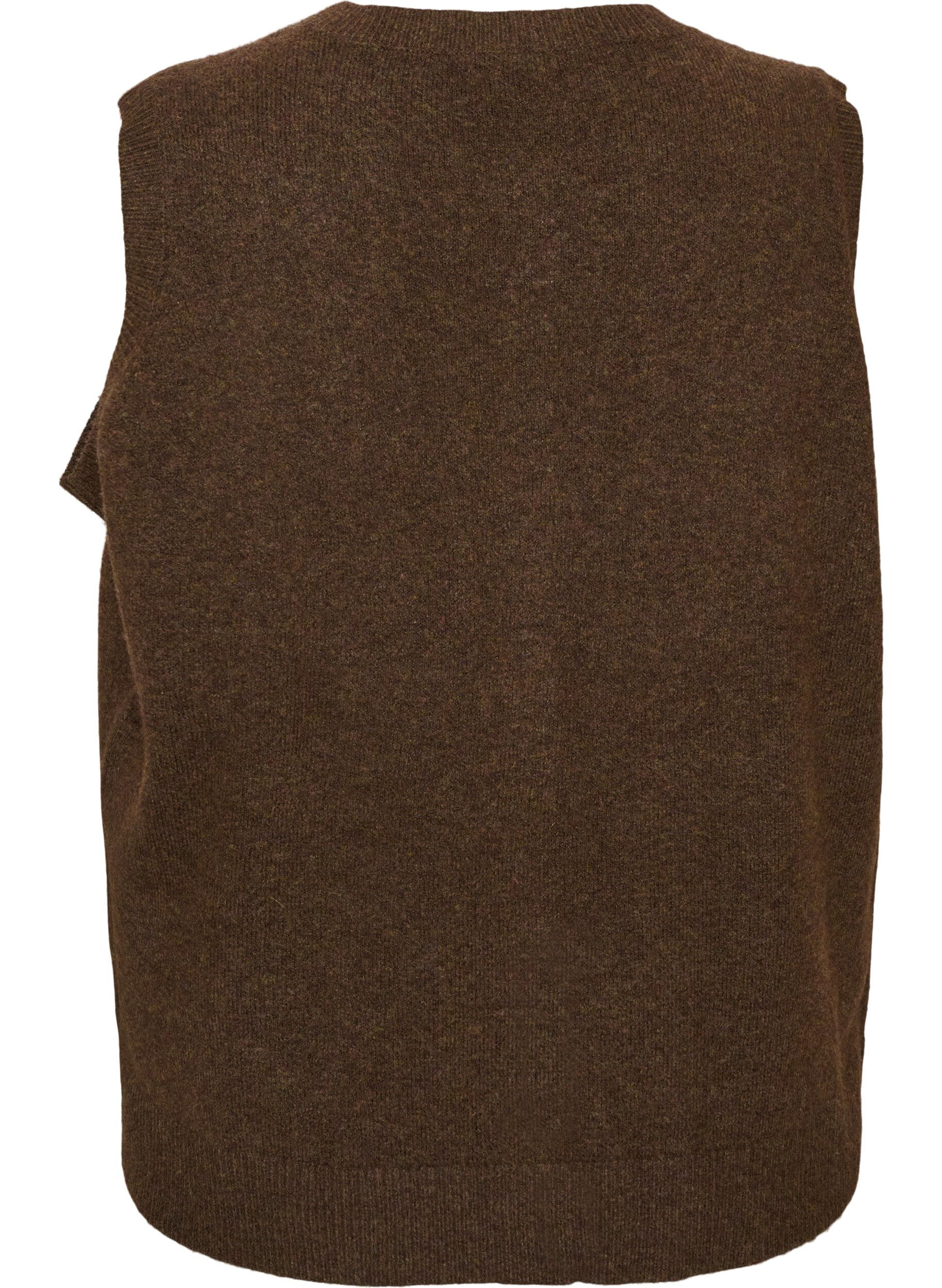 ZizziNeuleliivi koristeellisilla napeilla, Ruskea, Packshot image number 1