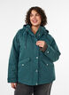 Topattu parka irrotettavalla hupulla, Vihre&auml;, Model image number 0