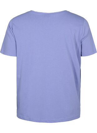 Lyhythihainen t-paita v-pääntiellä, Lavender Viloet, Packshot image number 1