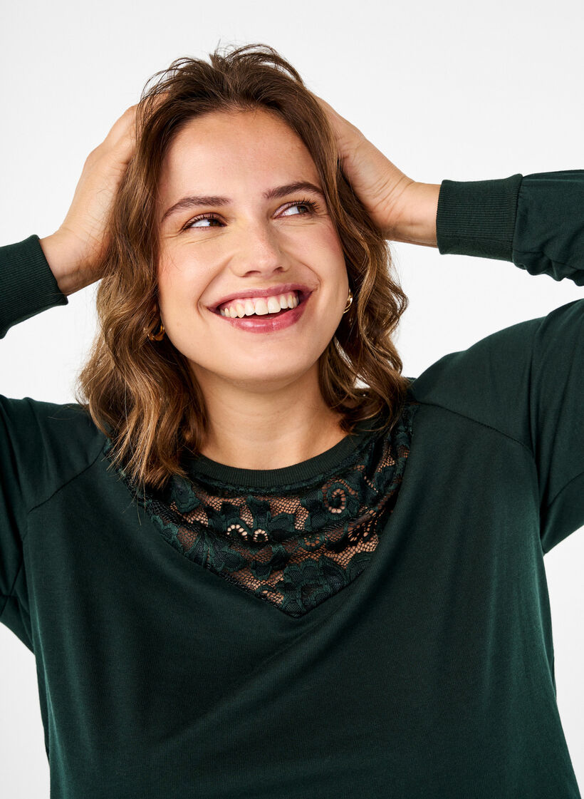 Pitsikoristeinen collegepusero, Scarab, Image image number 0