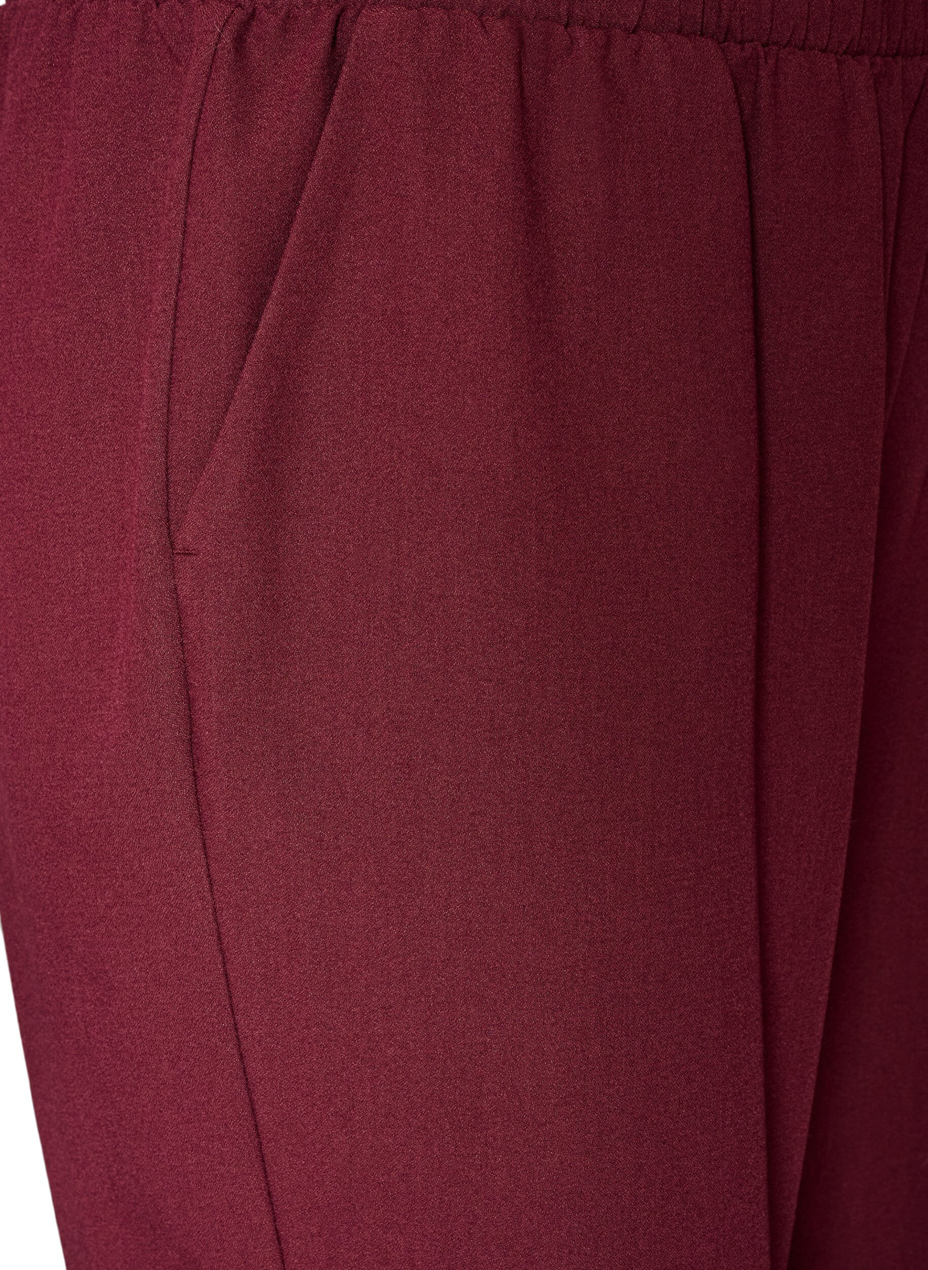 ZizziRennot housut taskuilla, Punainen, Packshot image number 2