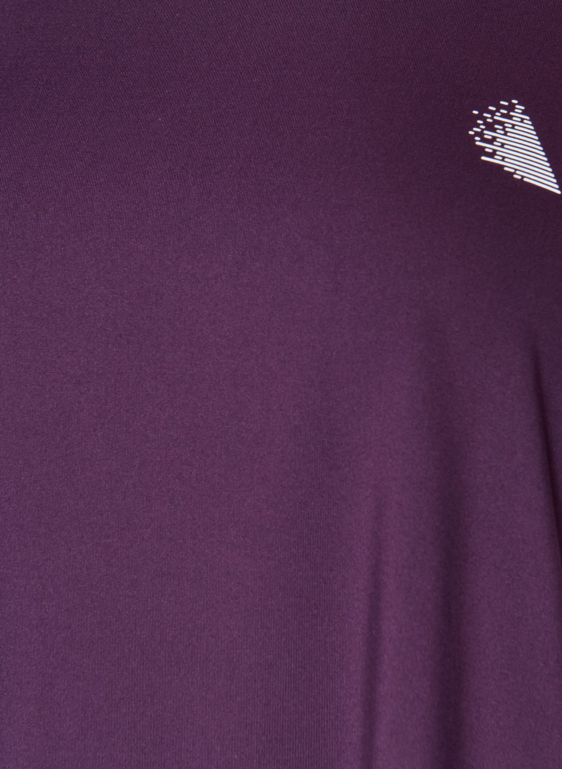 ZizziYksiv&auml;rinen treeni-T-paita, Violetti, Packshot image number 2