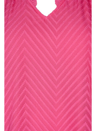 Pusero pitkillä hihoilla ja röyhelöllä, Shocking Pink, Packshot image number 2