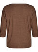 Jerseypusero 3/4-hihoilla, Ruskea, Packshot image number 1