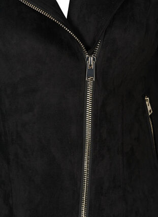 Keinomokkainen takki, Black, Packshot image number 2