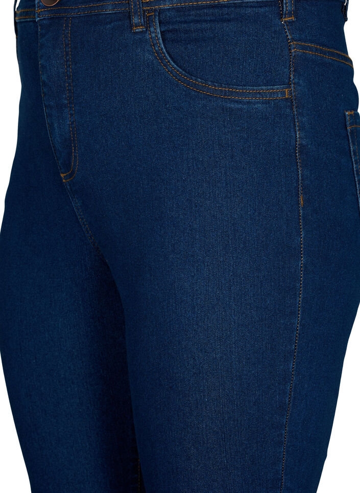 Korkeavy&ouml;t&auml;r&ouml;iset bootcut-farkut, Sininen, Packshot image number 2