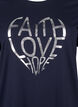 FLASH – kuviollinen t-paita, Navy B. Silver Faith, Packshot image number 2