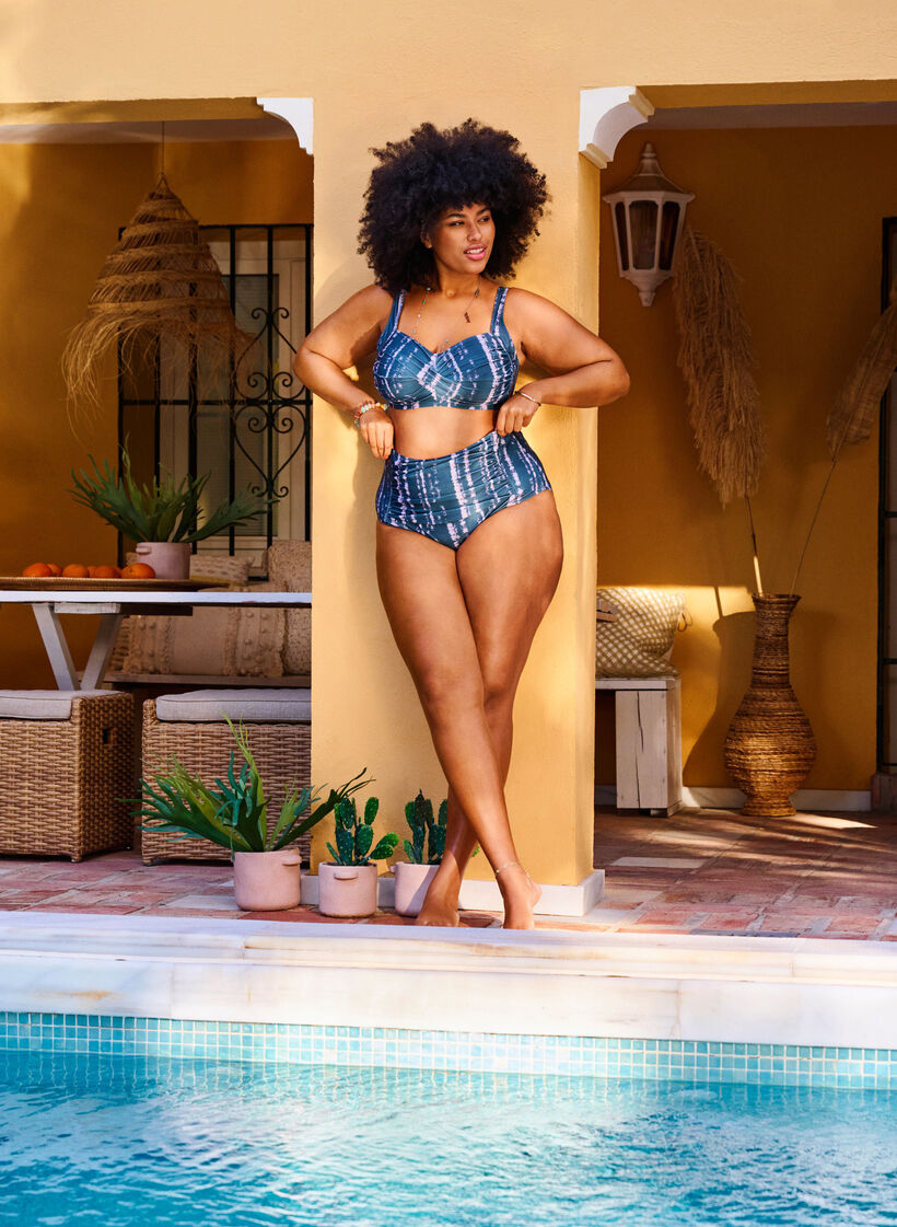 Bikiniyläosa kuosilla, Tie Dye AOP, Image image number 0