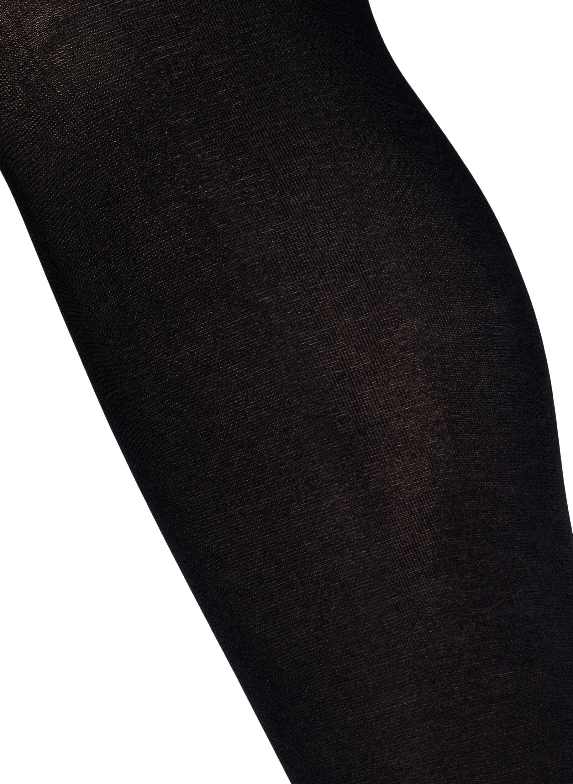 ZizziSukkahousut 100 denieri&auml; push up -efektill&auml;, Musta, Packshot image number 1