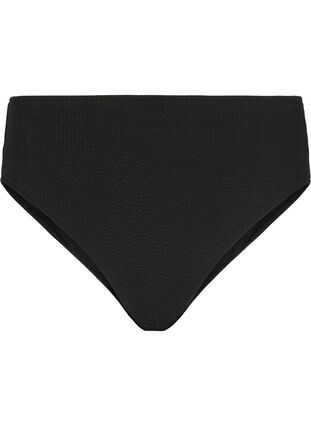 Bikinialaosa krepatulla tekstuurilla, Black, Packshot image number 1