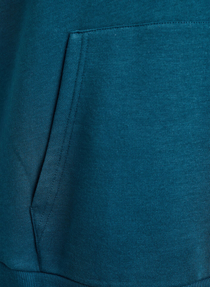 Huppari kirjailulla etumotiivilla, Vihre&auml;, Packshot image number 3