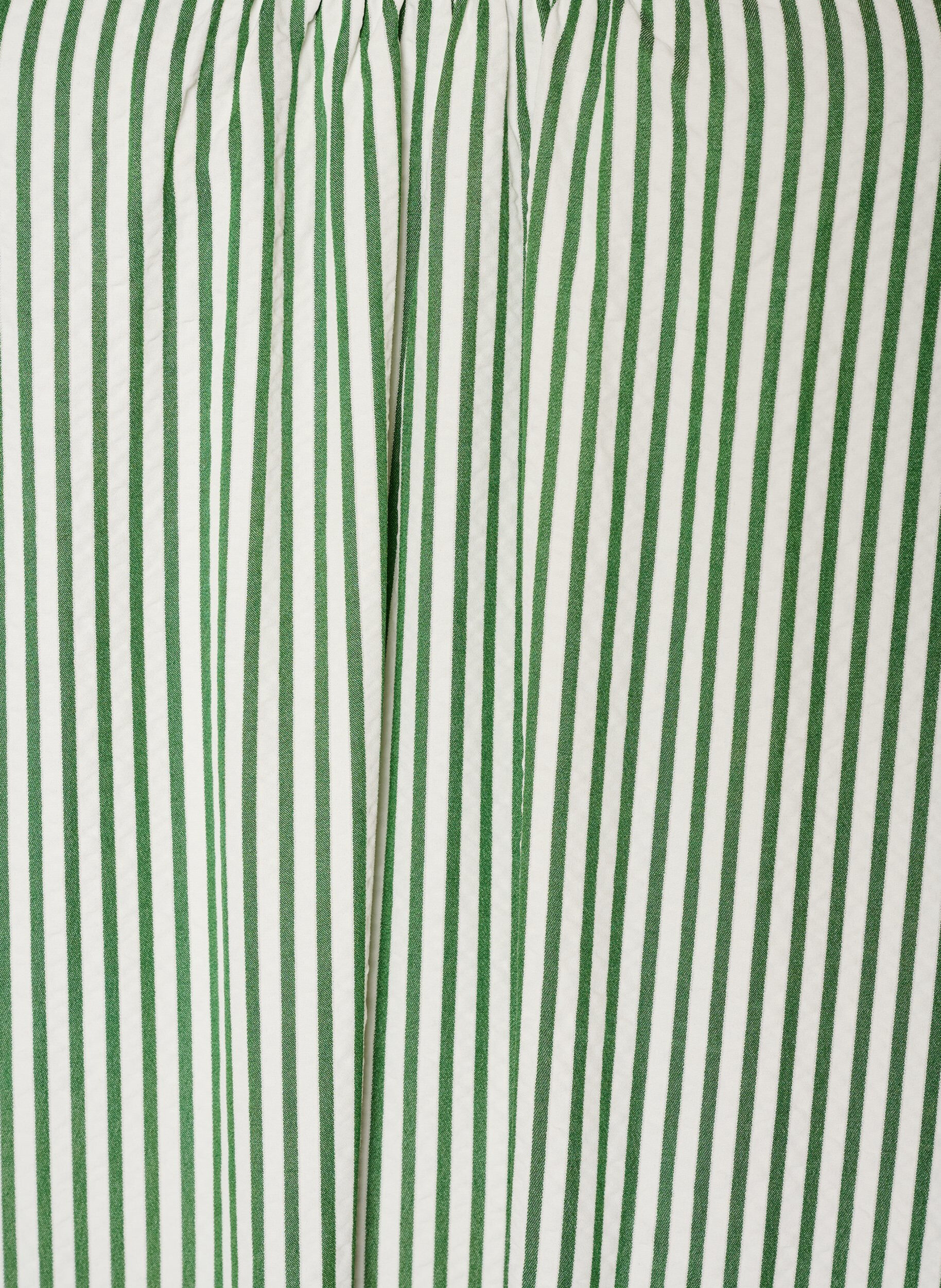 ZizziRaidallinen ja A-linjainen kes&auml;mekko, Vihre&auml;, Packshot image number 2