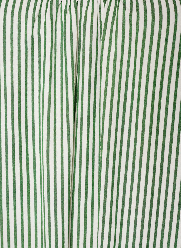 Raidallinen ja A-linjainen kes&auml;mekko, Vihre&auml;, Packshot image number 2
