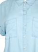 Lyhythihainen paita lyocell-kuidusta (TENCEL™), Light blue denim, Packshot image number 2