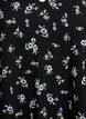 Lyhythihainen mekko V-p&auml;&auml;ntiell&auml;, Musta, Packshot image number 2