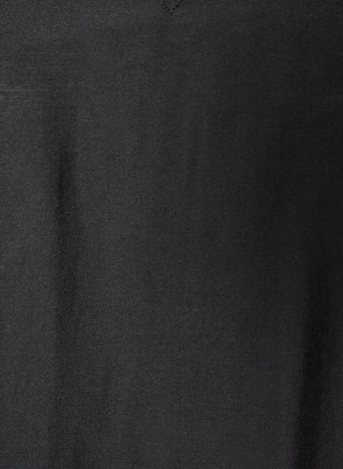 Lyhyt A-linjainen mekko V-p&auml;&auml;ntiell&auml;, Musta, Packshot image number 2