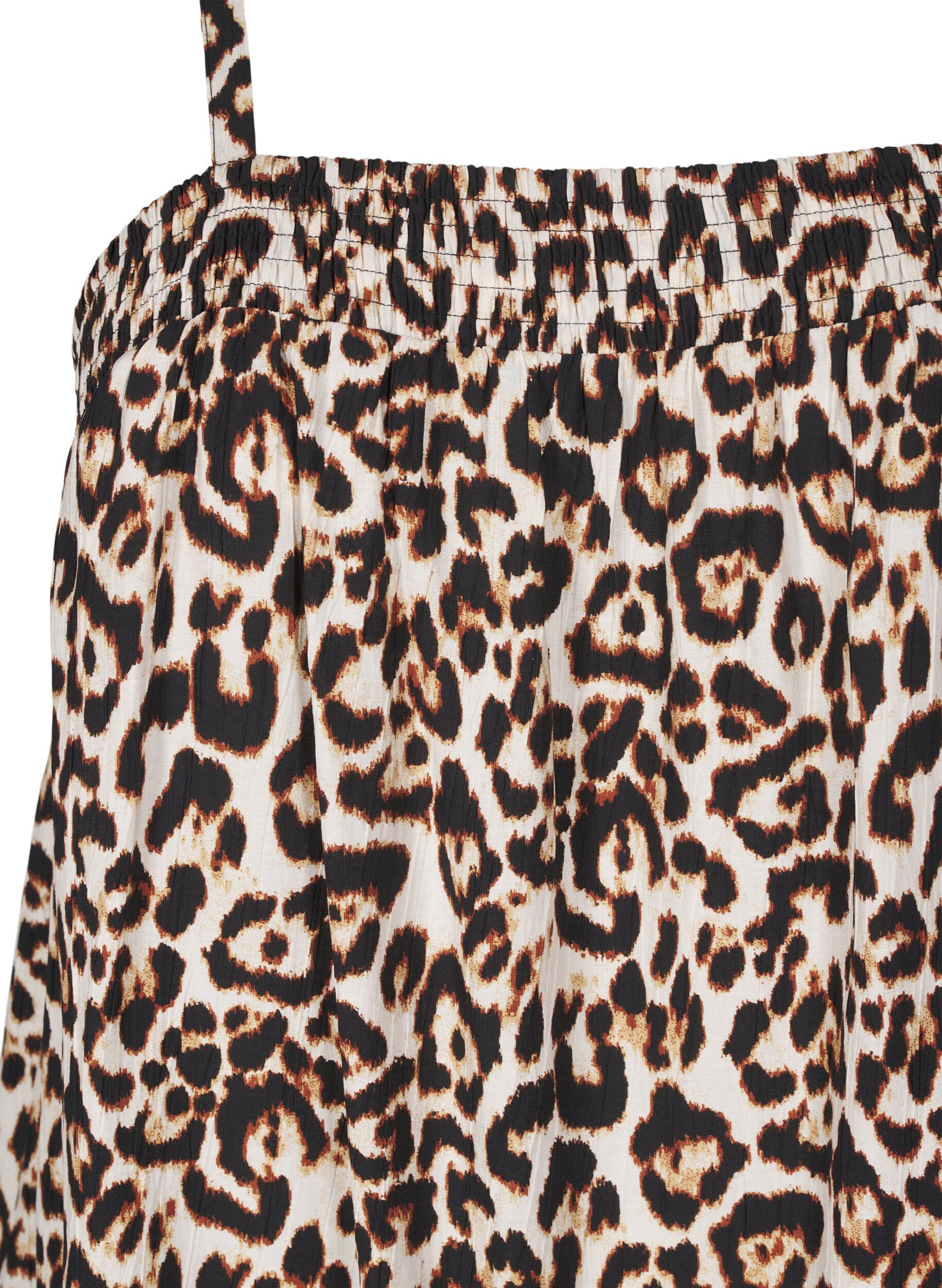 Zizzi Midi-mekko viskoosia, Beige, Packshot image number 2