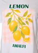 Puuvillainen T-paita printill&auml;, Valkoinen, Packshot image number 2
