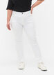 Slim fit Emily-farkut normaalilla vy&ouml;t&auml;r&ouml;ll&auml;, Valkoinen, Model image number 2