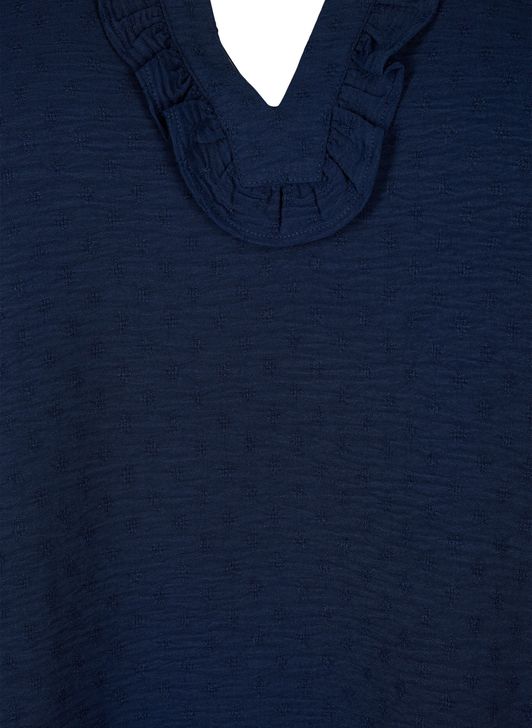 Zizzi Pitk&auml;hihainen pusero, Navy Blazer, Packshot image number 2