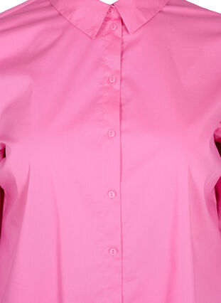 Pitkähihainen paita korkeilla manseteilla, Aurora Pink, Packshot image number 3