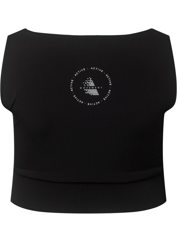 Urheilurintaliivit neliöpääntiellä, Black, Packshot image number 1