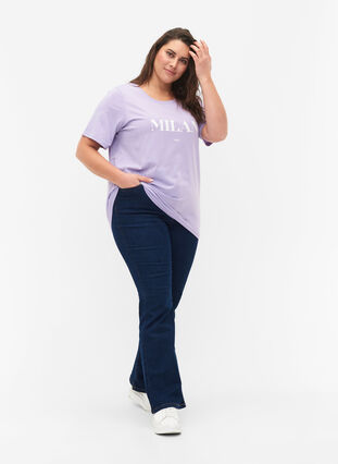 FLASH – kuviollinen t-paita, Lavender, Model image number 2