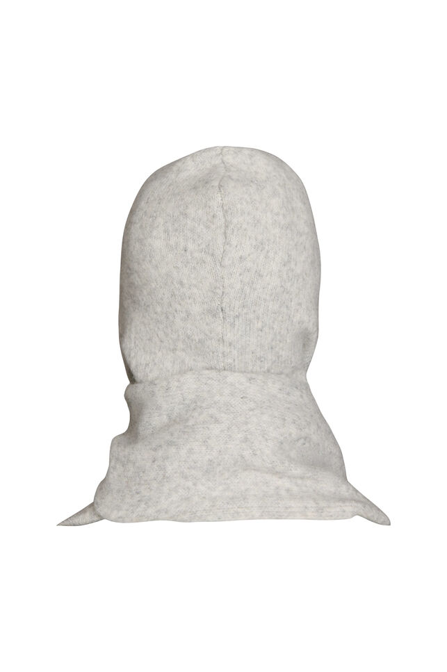 Neulottu huppuhuivi, Harmaa, Packshot image number 1