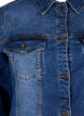 Lyhyt farkkutakki puuvillasta, Blue denim, Packshot image number 2