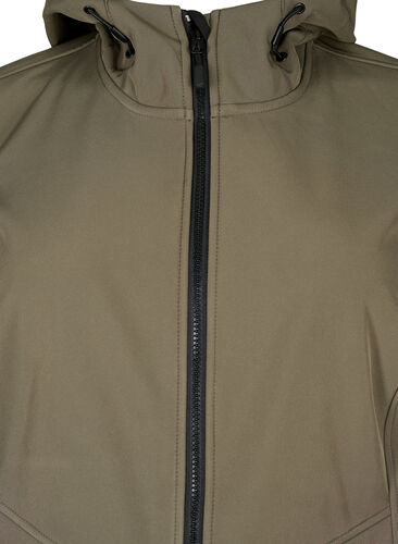 Lyhyt pehmeäkantinen takki taskuilla, Bungee Cord , Packshot image number 2