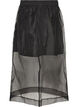 Pitk&auml;t hameet organza-lookilla, Musta, Packshot image number 1