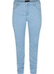 Slim fit Emily-farkut normaalilla vy&ouml;t&auml;r&ouml;ll&auml;, Sininen, Packshot image number 0