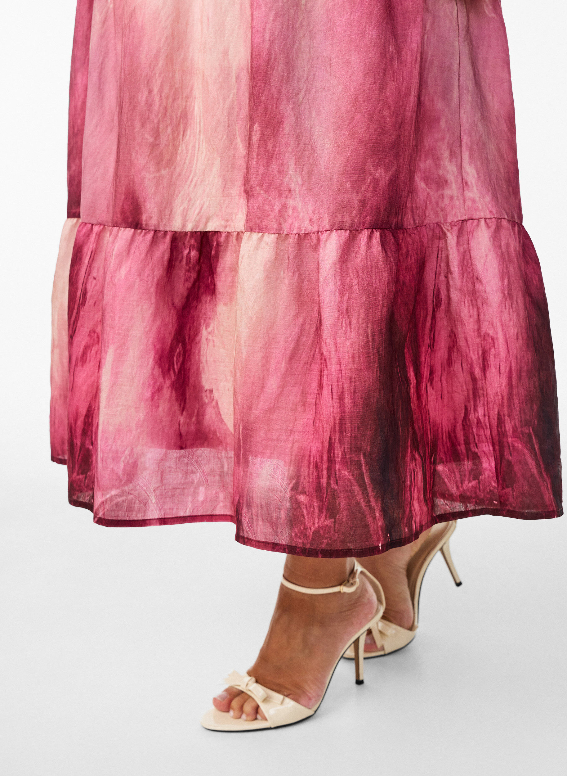 ZizziMidi-halterneck-mekko, Vaaleanpunainen, Model image number 3