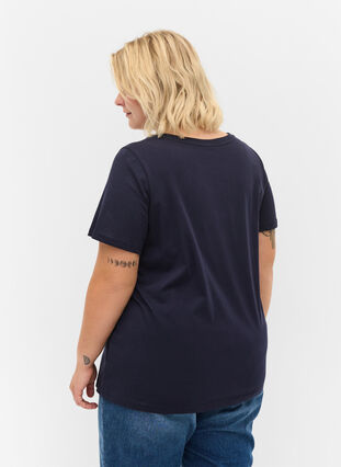 Puuvillainen t-paita painatuksella, Night Sky UPBEAT, Model image number 1