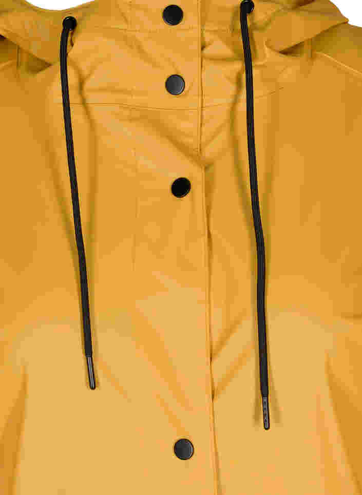 Sadetakki hupulla ja nappikiinnityksellä, Spruce Yellow, Packshot image number 2