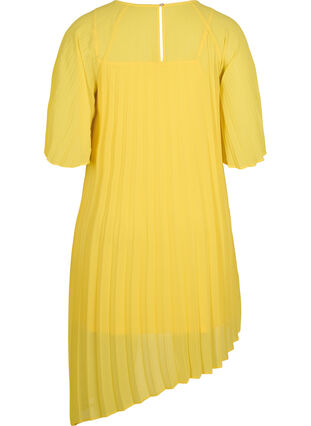 A-mallinen mekko 2/4-hihoilla, Primrose Yellow, Packshot image number 1