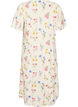 Midimekko pellava- ja viskoosisekoitteesta r&ouml;yhel&ouml;hihoilla, Beige, Packshot image number 1