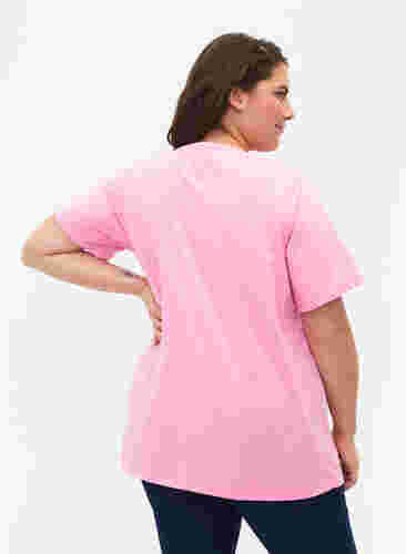 FLASH - T-paita pyöreällä pääntiellä, Begonia Pink, Model image number 1