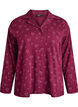 Puuvillainen pyjamapaita rintataskulla, Punainen, Packshot image number 0