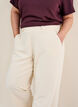 7/8-pituiset housut v&auml;lj&auml;ss&auml; mallissa, Beige, Model image number 3